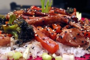 pui cu sos teriyaki reteta