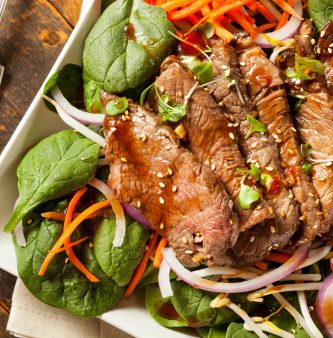 cum se face o salata cu carne de vita